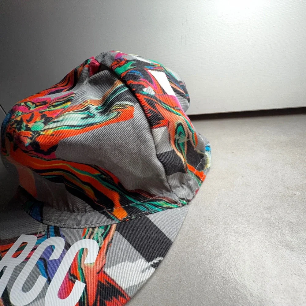 Rapha Cycling‎ Cap  RCC Braulio Amado Multicolor Cotton Limited Edition Artist